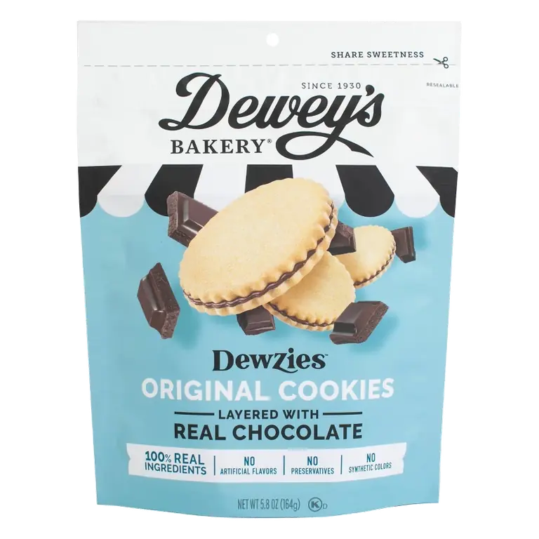 Dewey's Bakery Cookies Original Dewzies, 5.8oz