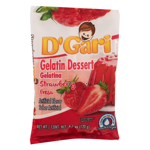 Gelatin Dessert Strawberry