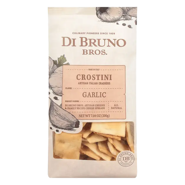 All Natural Garlic Artisan Crostini Crackers