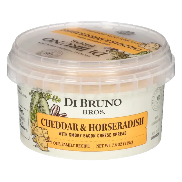Cheddar & Horseradish with Smoky Bacon Cheese Spread