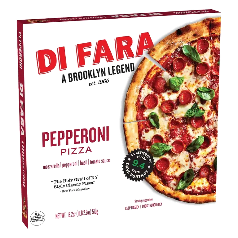 Di Fara Pepperoni Frozen Pizza, 18.2 oz