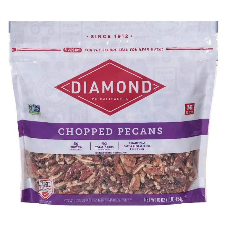 Diamond Chopped Pecans, 16oz