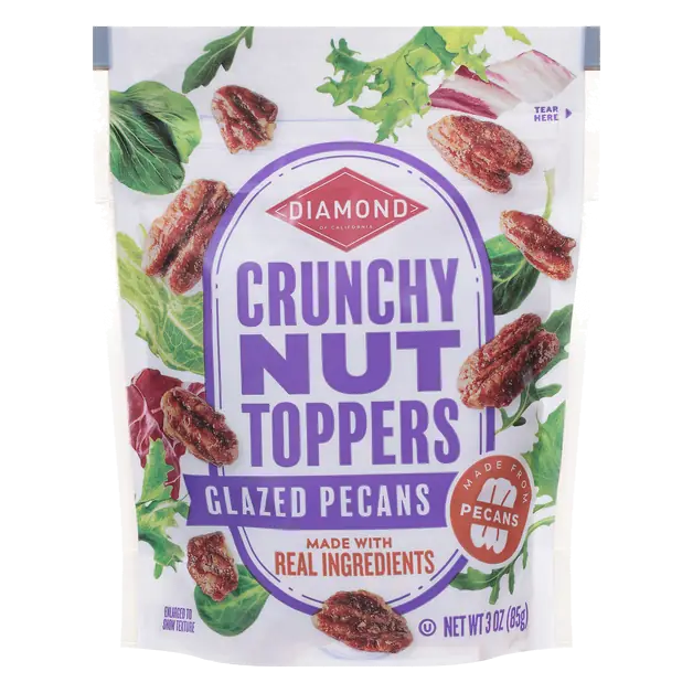 Glazed Pecans Crunchy Nut Toppers