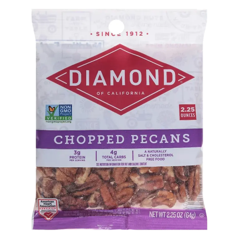 Diamond of California Chopped Pecans, 2.25oz