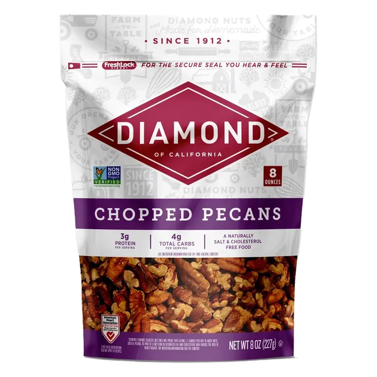 Diamond of California Chopped Pecans, 8oz