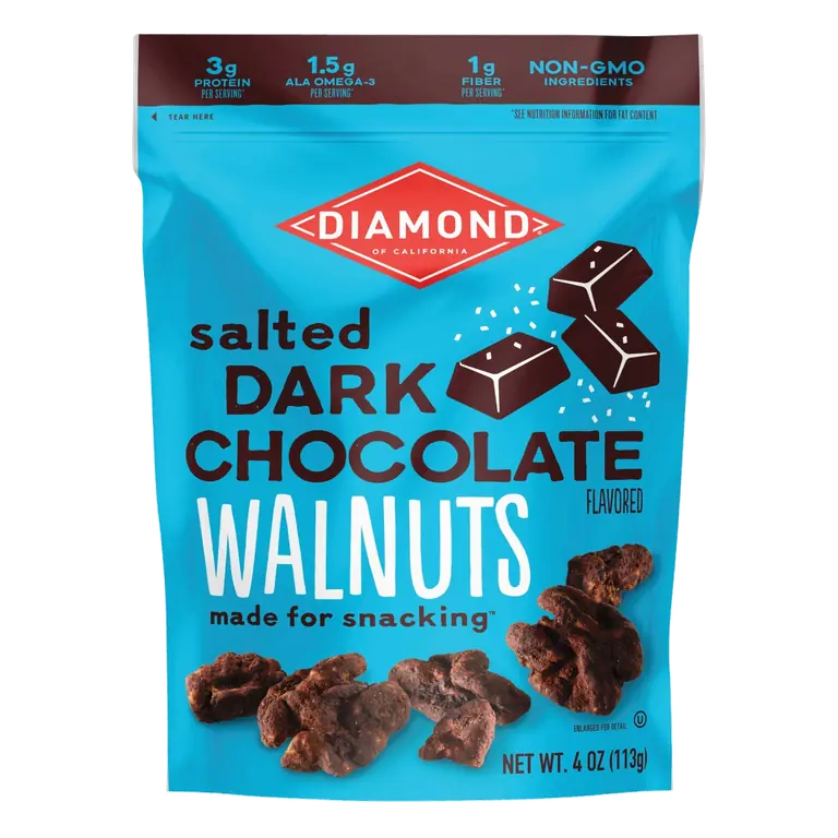Salted Dark Chocolate Flavored Walnuts