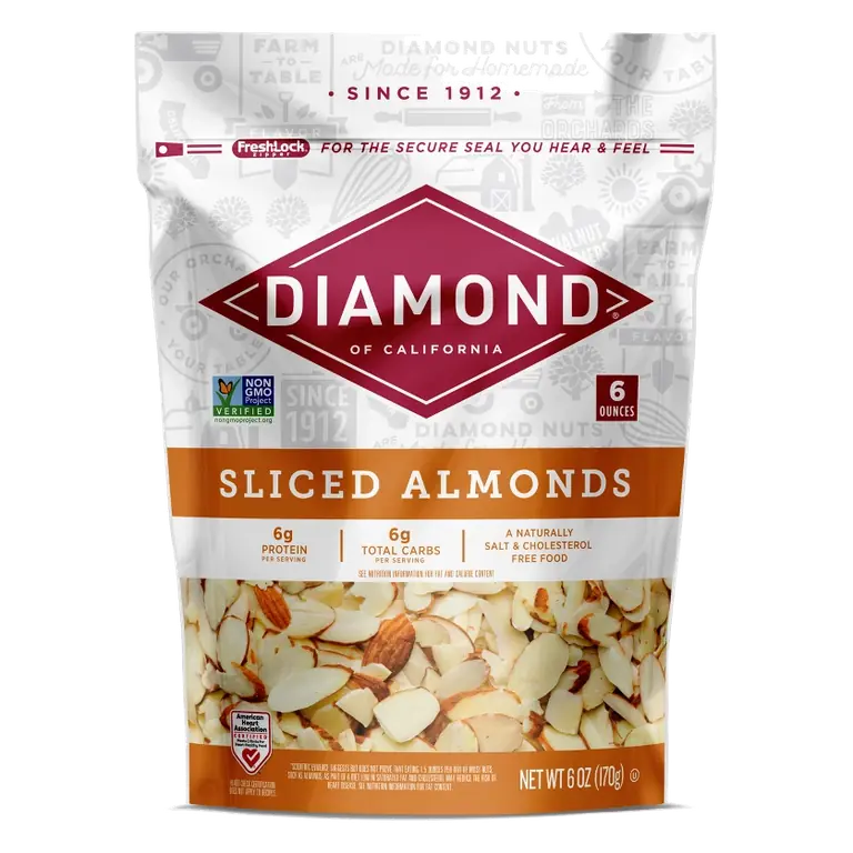 Diamond of California Sliced Almonds, 6oz