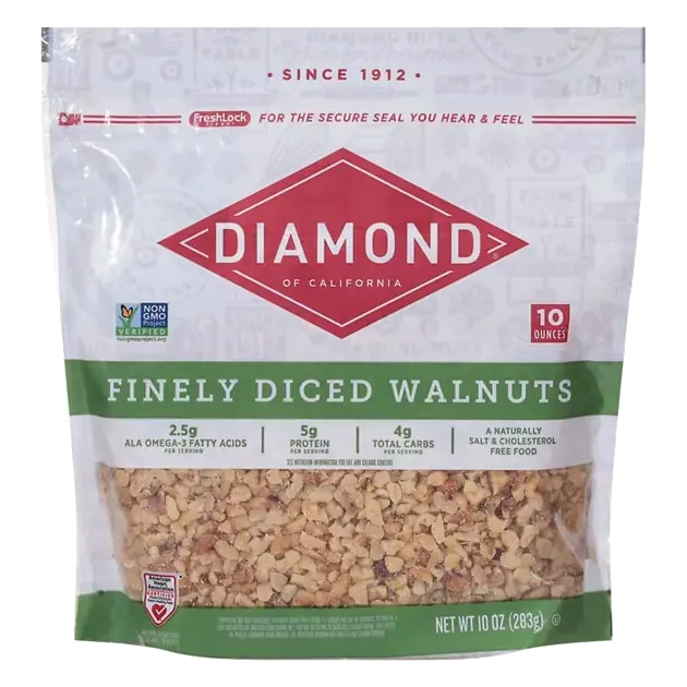 Walnuts, Finely Diced
