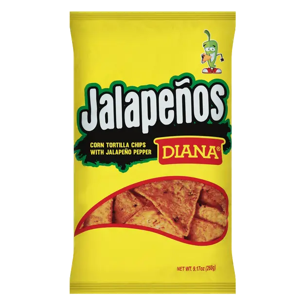 Diana Jalapenos Corn Tortilla Chips 9.17 oz