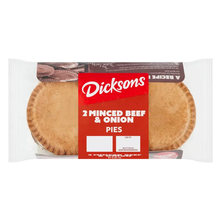Dicksons 2 Minced Beef and Onion Pies