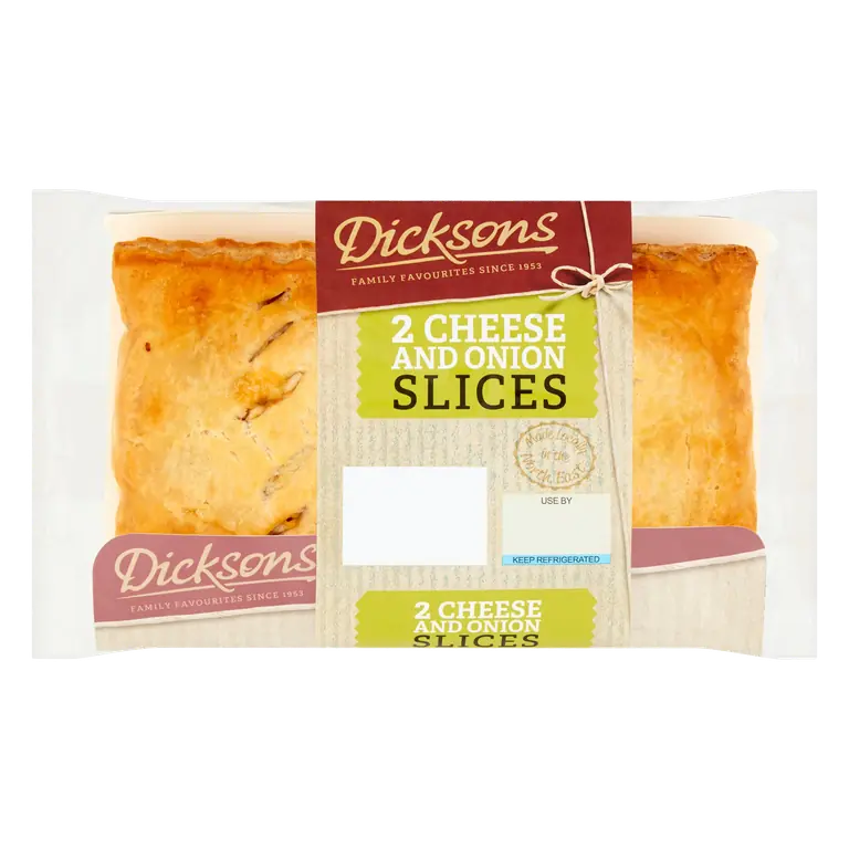 Dicksons Cheese and Onion Slices 2 x 125g