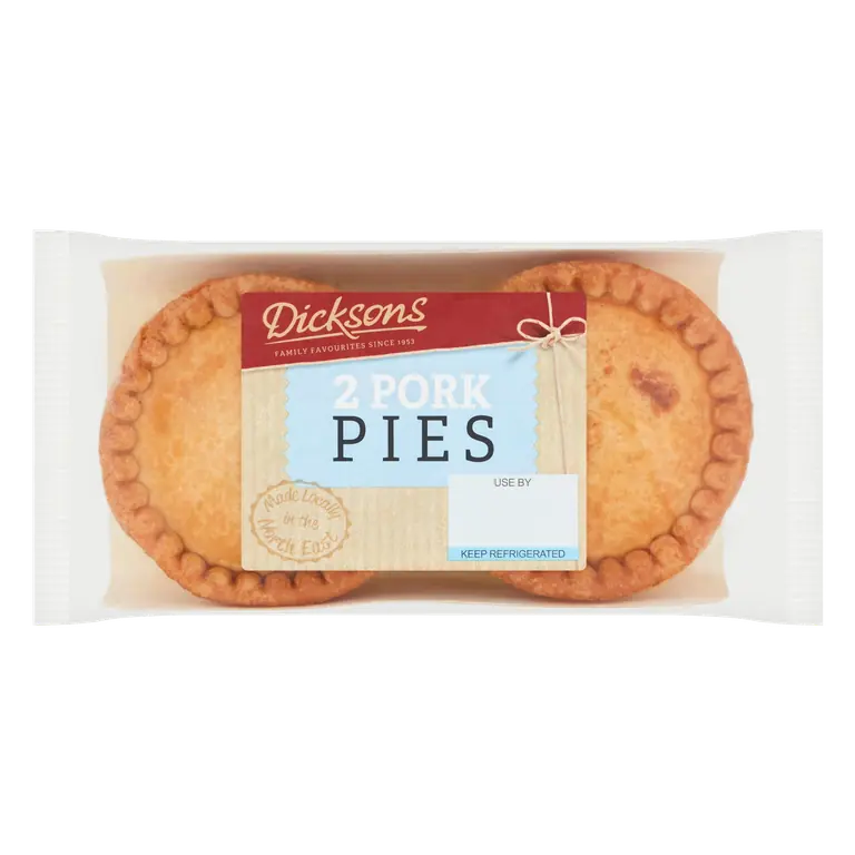 Dicksons Pork Pies 2 x 128g