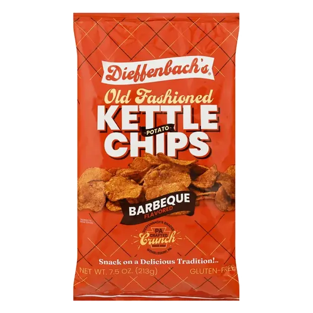 Kettle Potato Chips, Barbeque Flavored, Old Fashioned