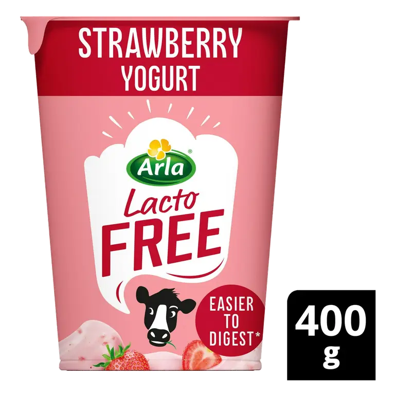 Arla Lactofree Strawberry Yogurt 400g