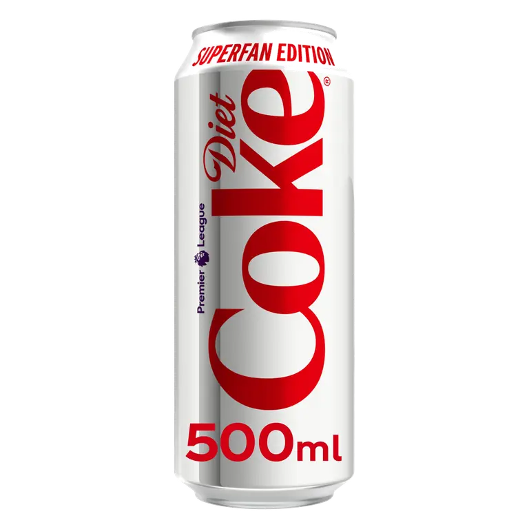 Diet Coke Cola Superfan 500ml Can