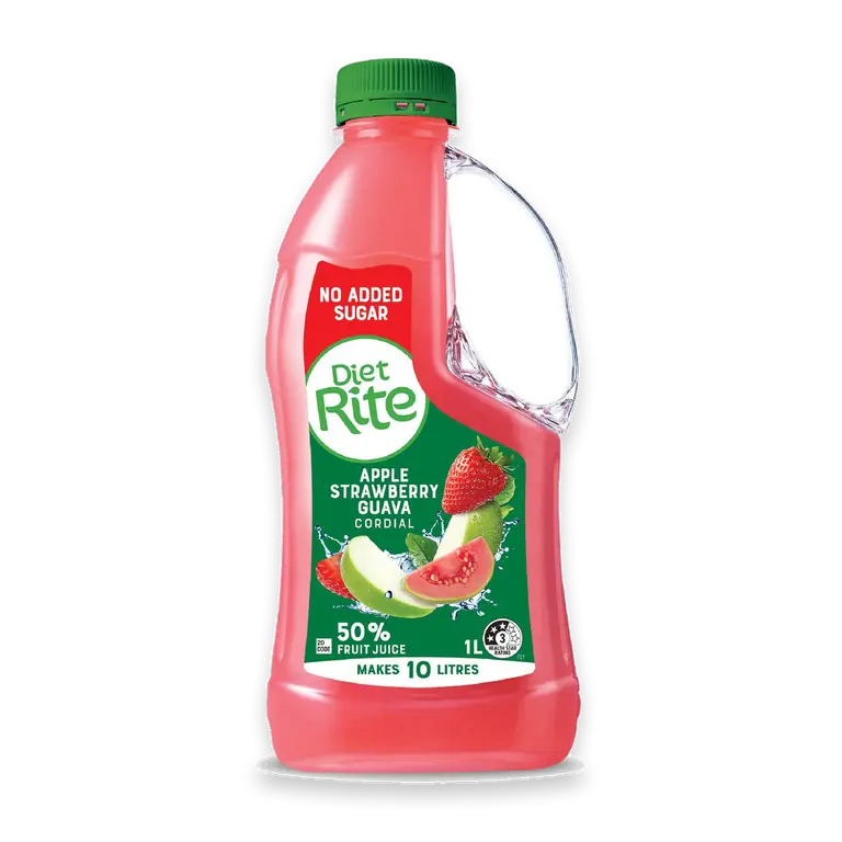 Apple Strawberry Guava Cordial