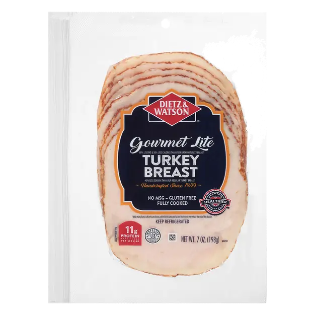 Gourmet Lite 99% Fat Free Turkey Breast Sliced