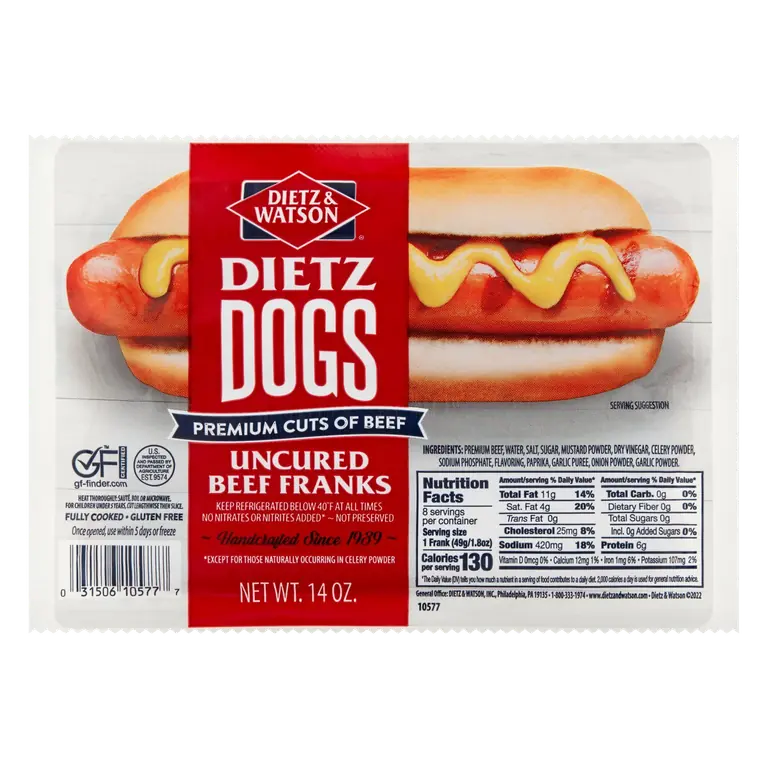 Uncured Beef Franks