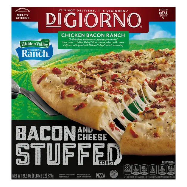 Bacon & Cheese Stuffed Crust Chicken Bacon Ranch Pizza Frozen