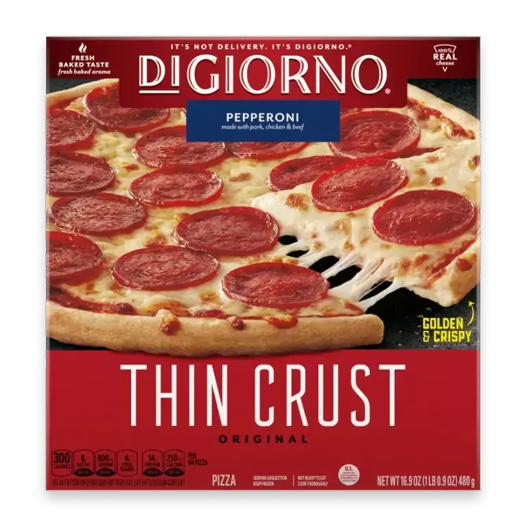 Classic Thin Crust Pepperoni Pizza
