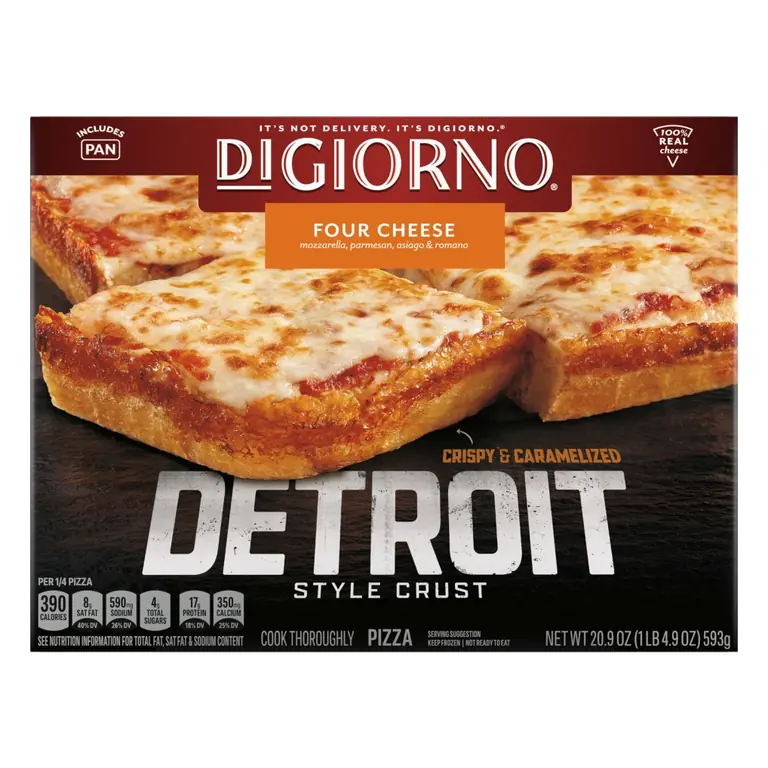 Detroit Style Four Cheese Pizza