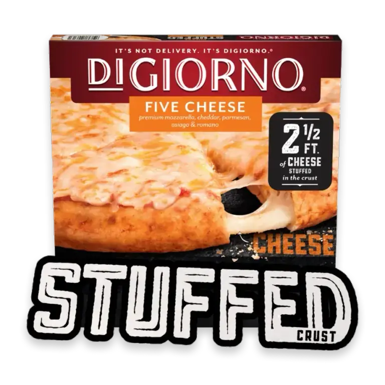 Five Cheese Stuffed Crust Frozen Pizza