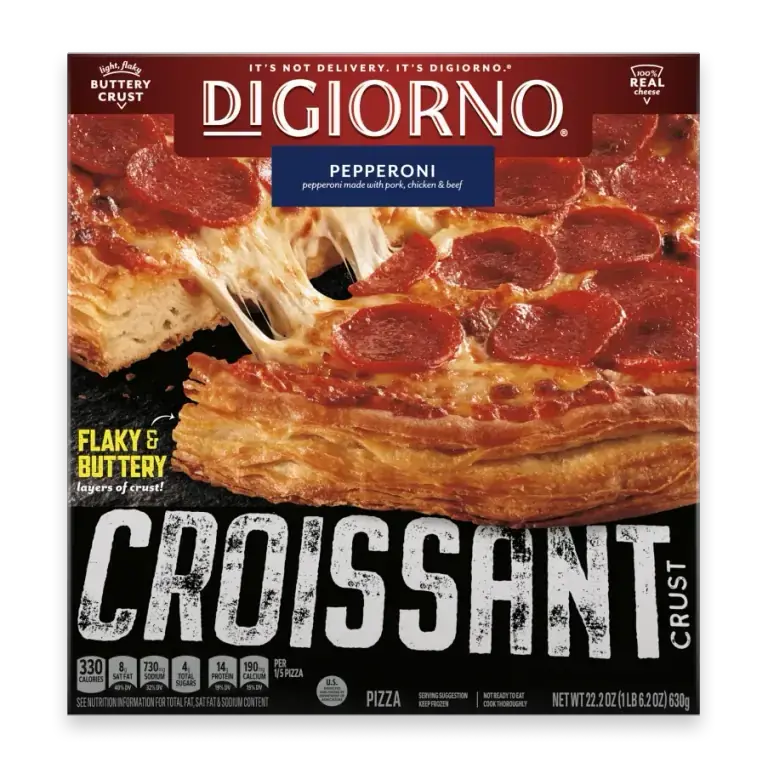Frozen Pizza Pepperoni Croissant Crust Pizza