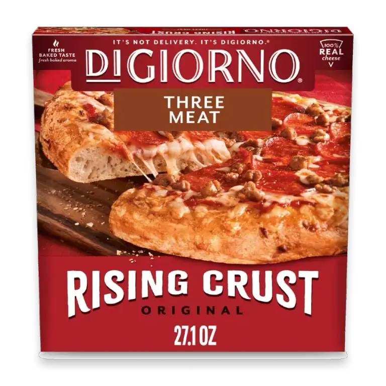 Frozen Pizza Rising Crust Three Meat Pizza Family Dinner