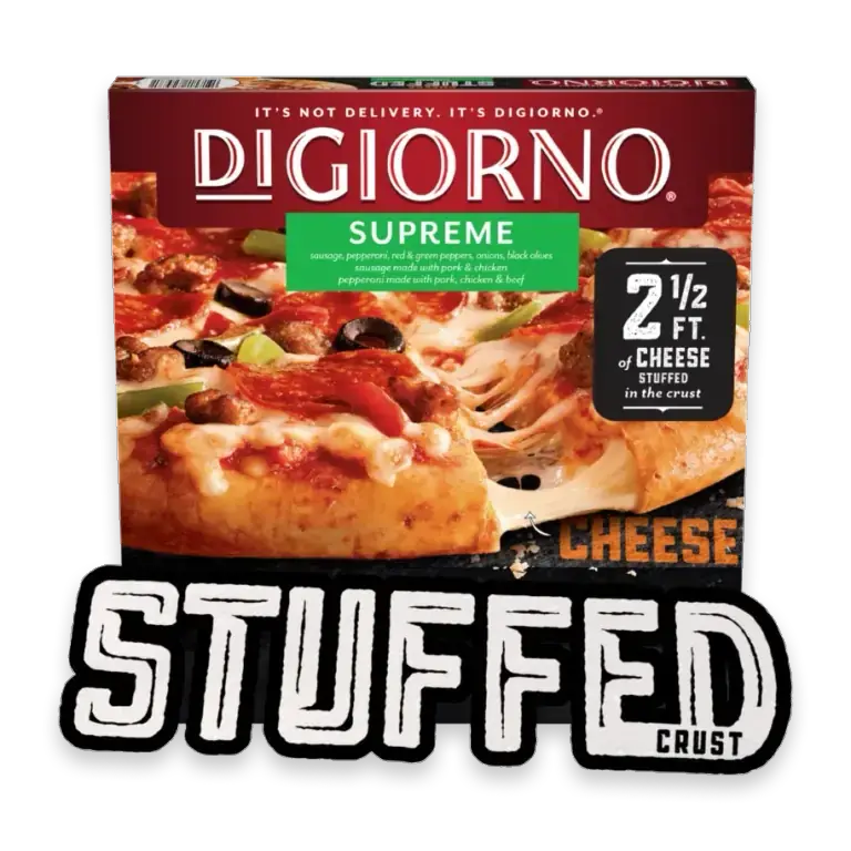 Frozen Pizza - Supreme Pizza - Stuffed Crust Pizza