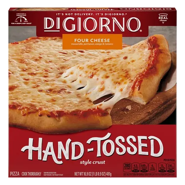 Hand-Tossed Style Crust Four Cheese Pizza