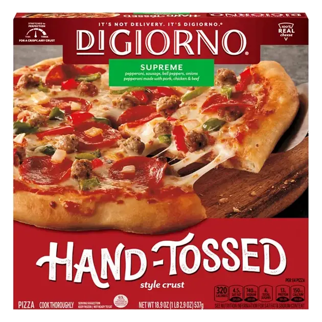 Hand-Tossed Style Crust Supreme Pizza