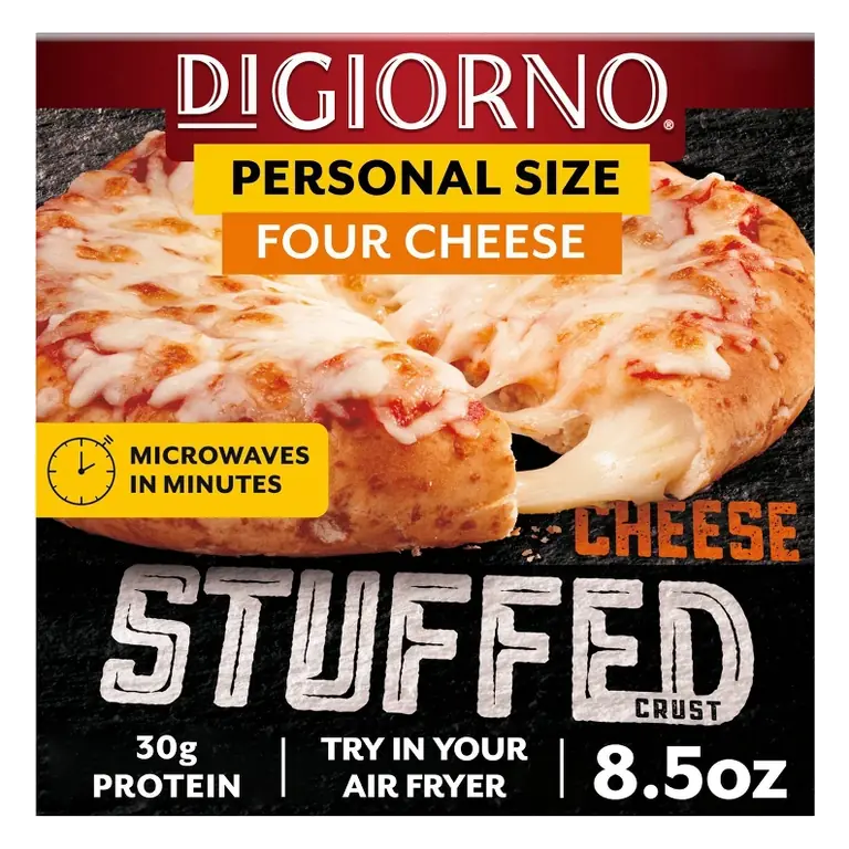 Personal Size Stuffed Crust Four Cheese 6in Frozen Pizza