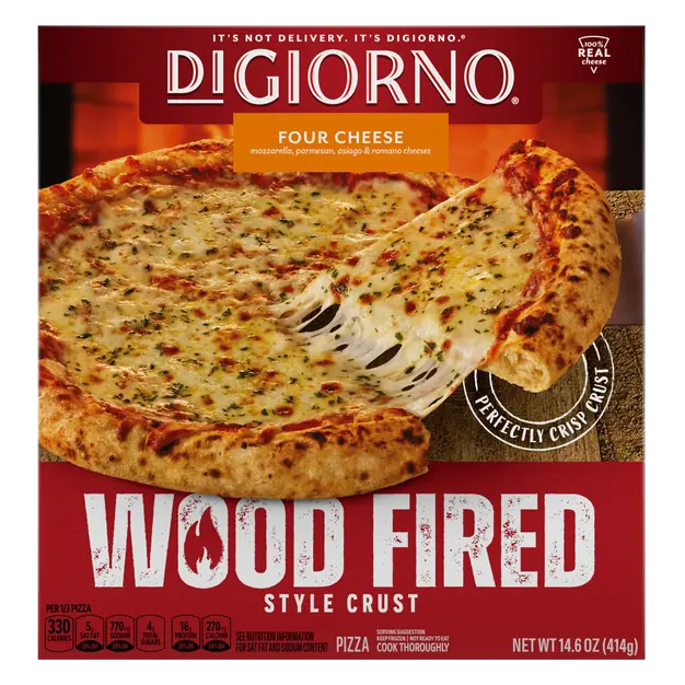 Wood Fire Style Crust Four Cheese Pizza Frozen