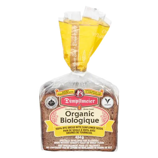 Organic Rye Bread With Sunflower Seed 454 g