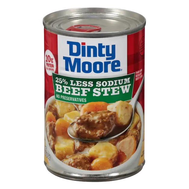Beef Stew 25% Less Sodium