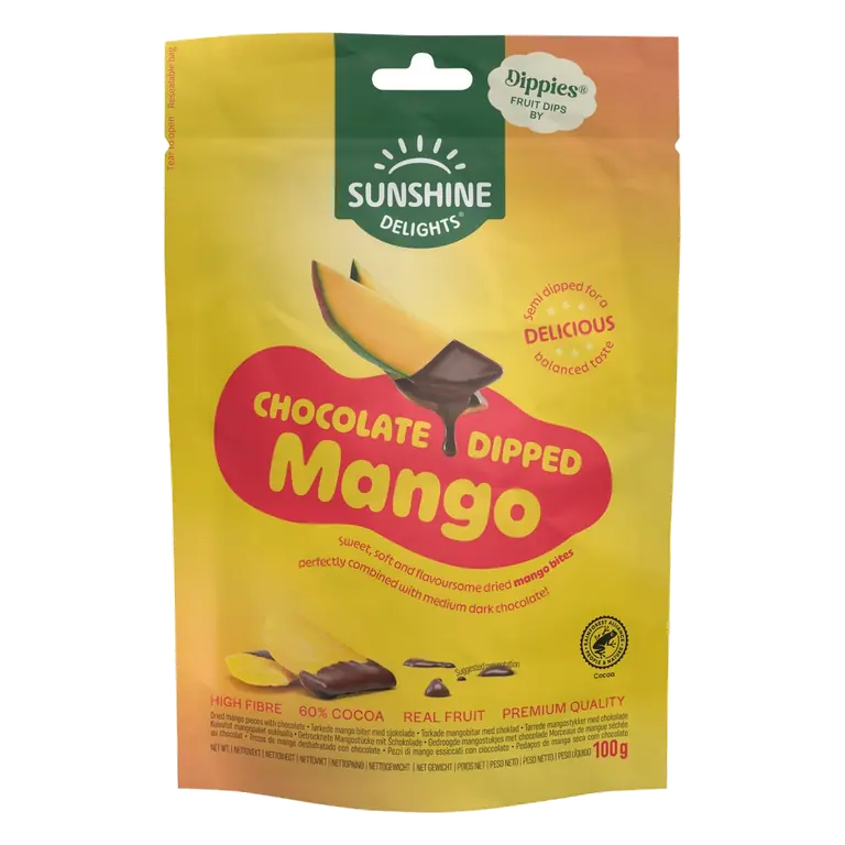 Chocolate Dipped Mango 100g