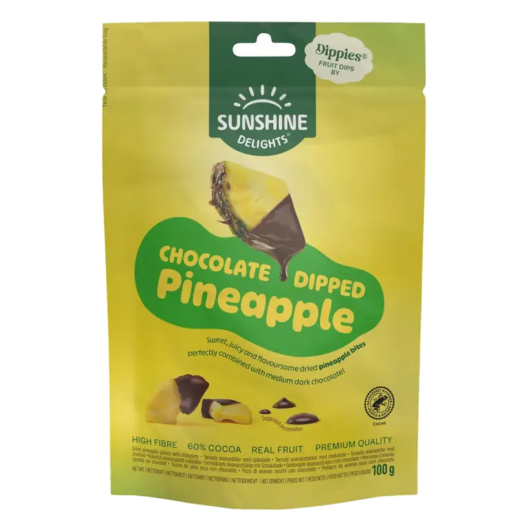 Chocolate Dipped Pineapple 100g