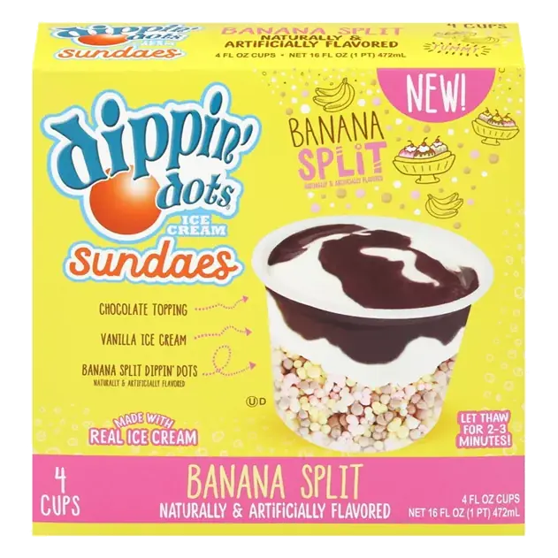 Banana Split Ice Cream Sundaes