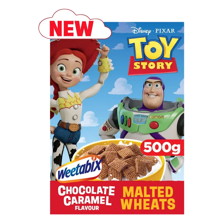 Toy Story Chocolate Caramel Malted Wheats Cereal