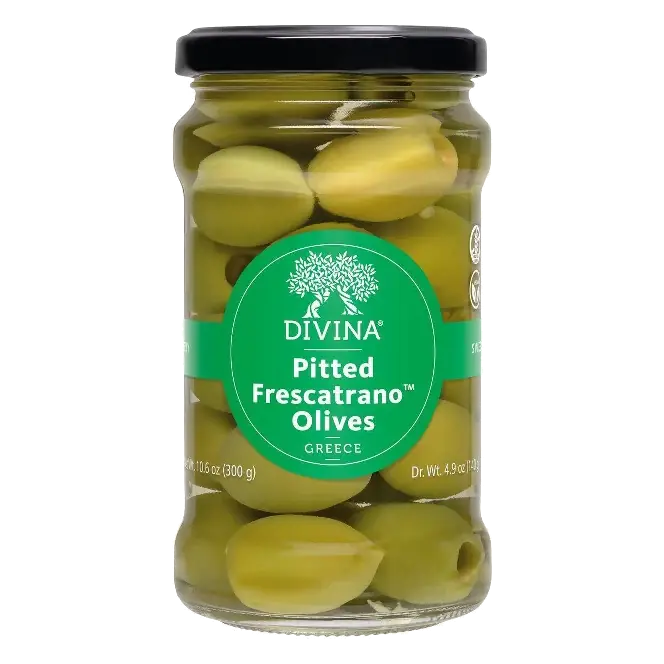 Divina Pitted Frescatrano Olives, 4.9oz: Gluten-Free, Mixed Olives