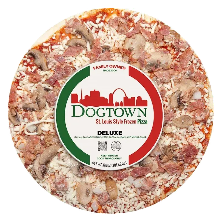 Dogtown Pizza Frozen Thin Crust Deluxe Pizza, 17.5oz