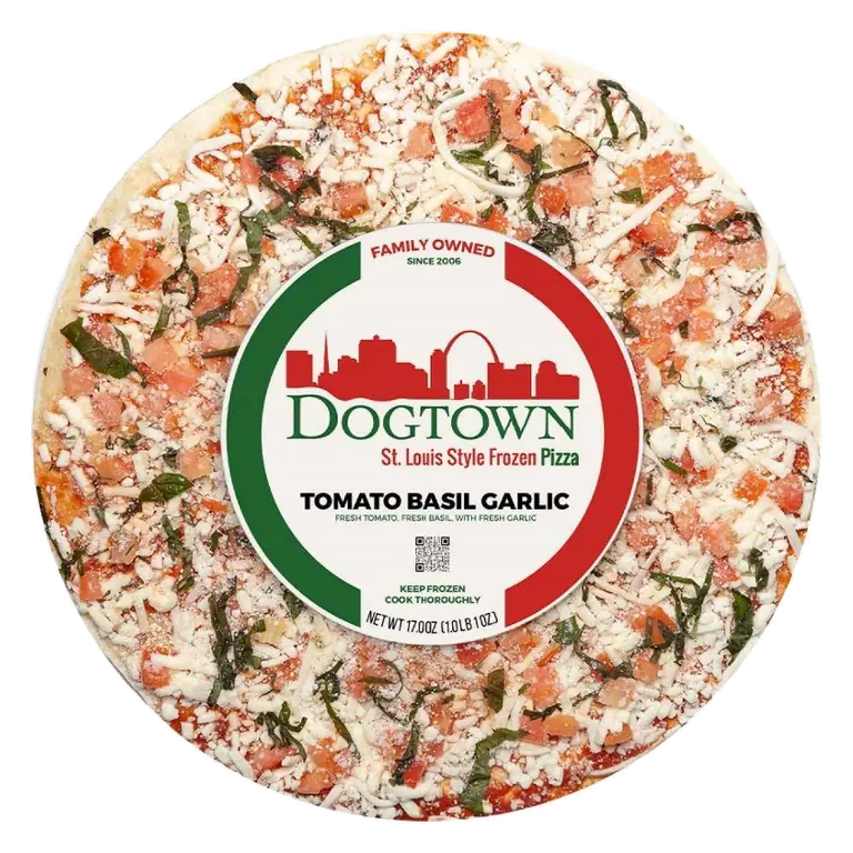 Dogtown Tomato Basil Garlic Frozen Pizza, 17oz