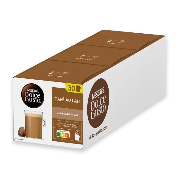 Café Au Lait Nescafé Kaffekapslar