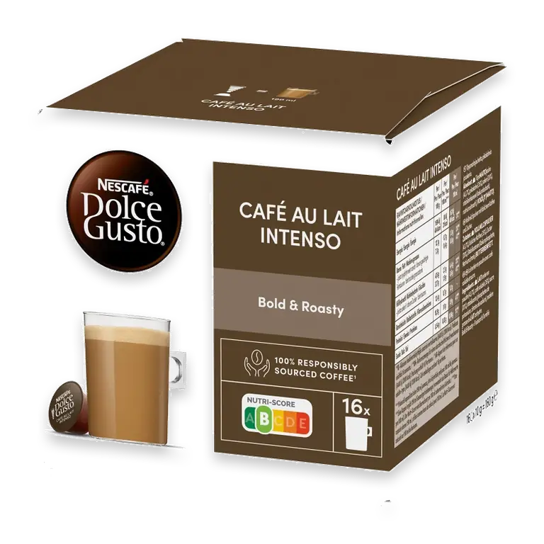 Kaffekapsel Dolce Gusto Café Au Lait Intenso 16-p Nescafé