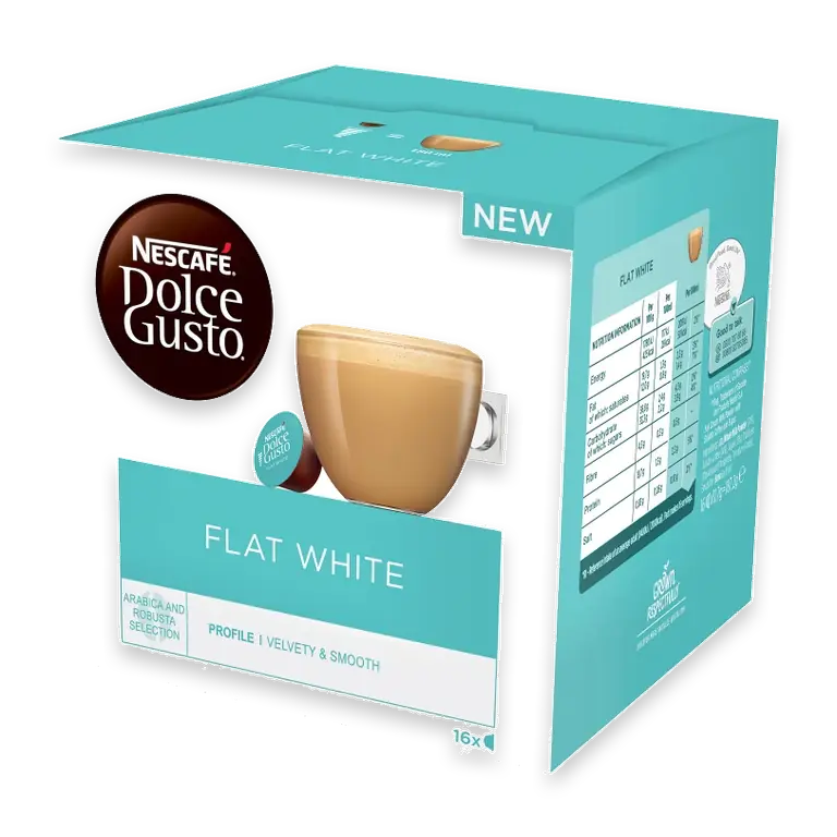 Kaffekapslar Flat white 16-p