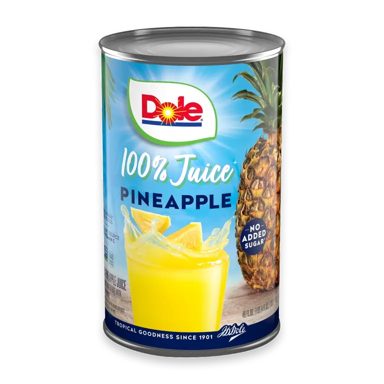100% Pineapple Juice with Vitamin C Can