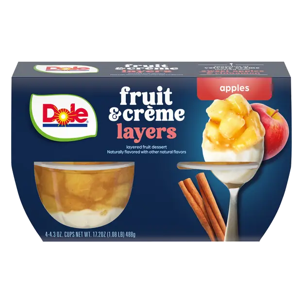Apples & Creme Parfait Fruit Cups - 4 ct