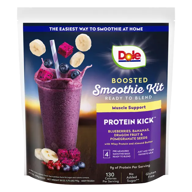 Boosted Protein Kick Smoothie Kit - 4 ct Frozen