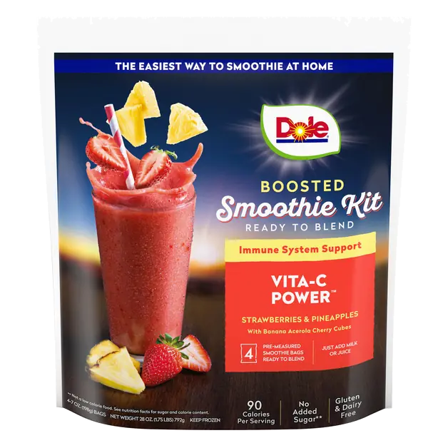 Boosted Vita-C Power Smoothie Kit - 4 ct Frozen