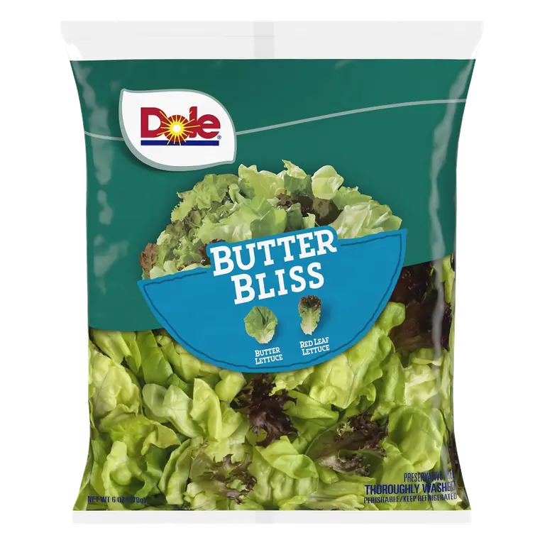 Butter Bliss Butter Lettuce, Baby Red Lettuce